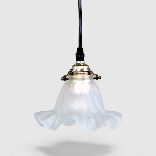 Vintage glazen hanglampje