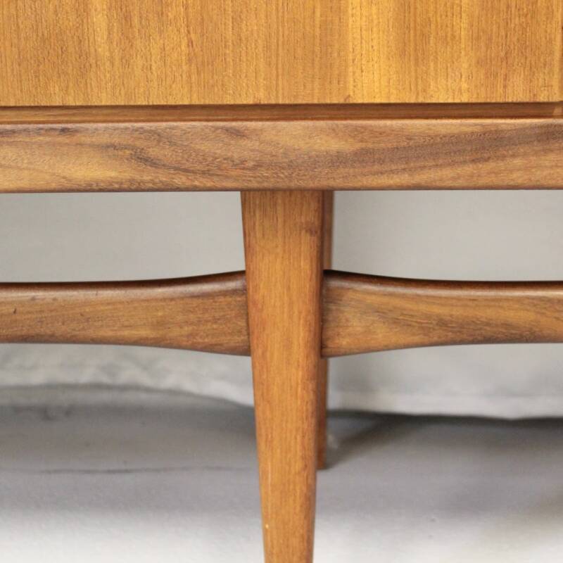 Vintage highboard, sideboard, filing cabinet Bartels Werke design - Teak wood, 1960s