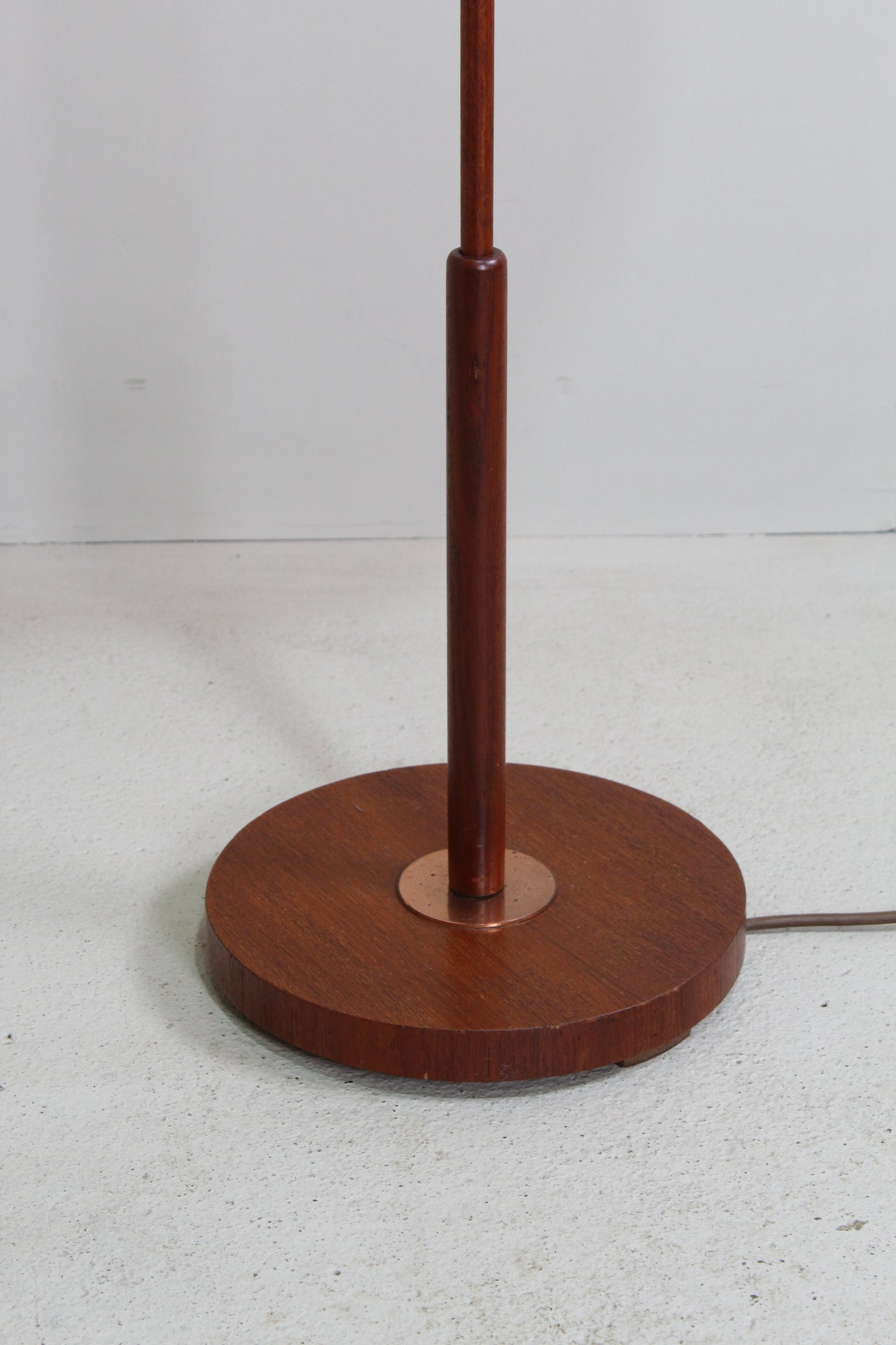 Vintage Deense Vloerlamp teak