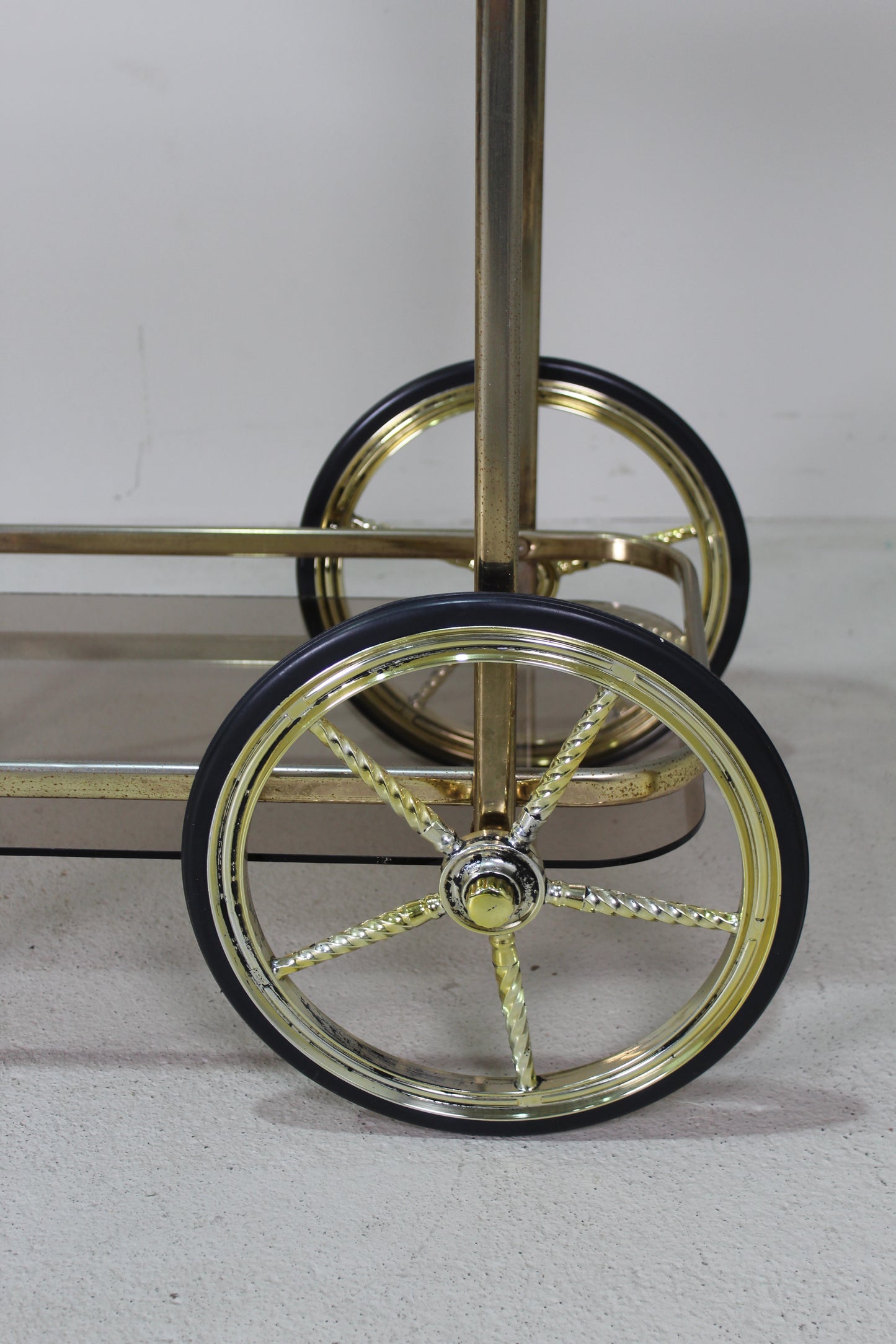 Vintage barcart, serveerwagen, drankkar