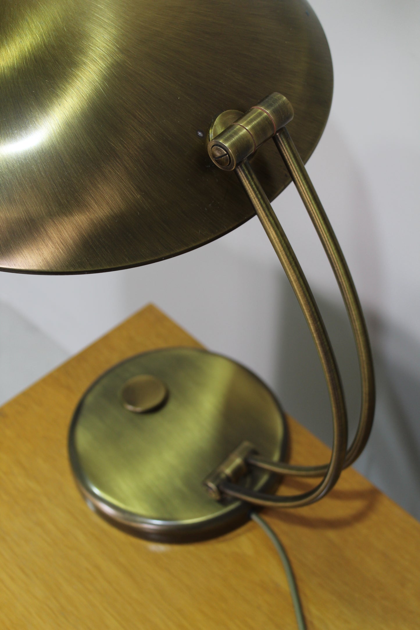 Vintage Design Tischlampe - Egon Hillebrand 1930er Messing | 01282