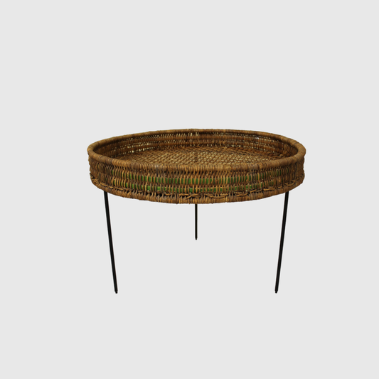 Vintage rotan salontafel