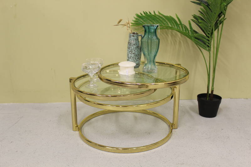 Vintage Couchtisch drehbar Leitmotiv | 00863