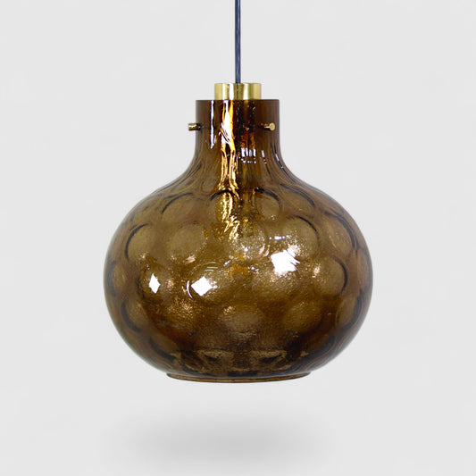 Vintage Design rookglas hanglamp