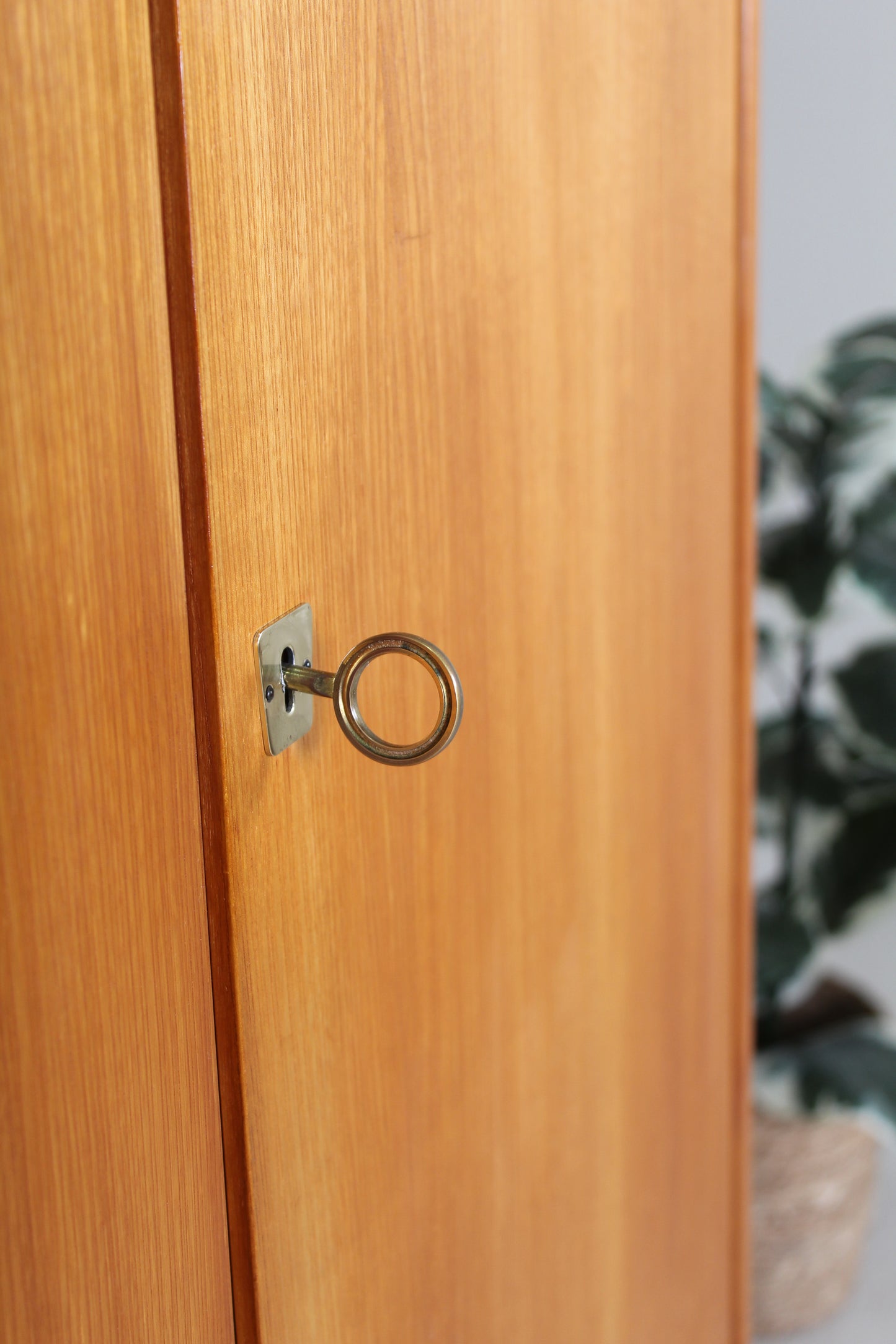 Vintage kledingkast, hoge kast