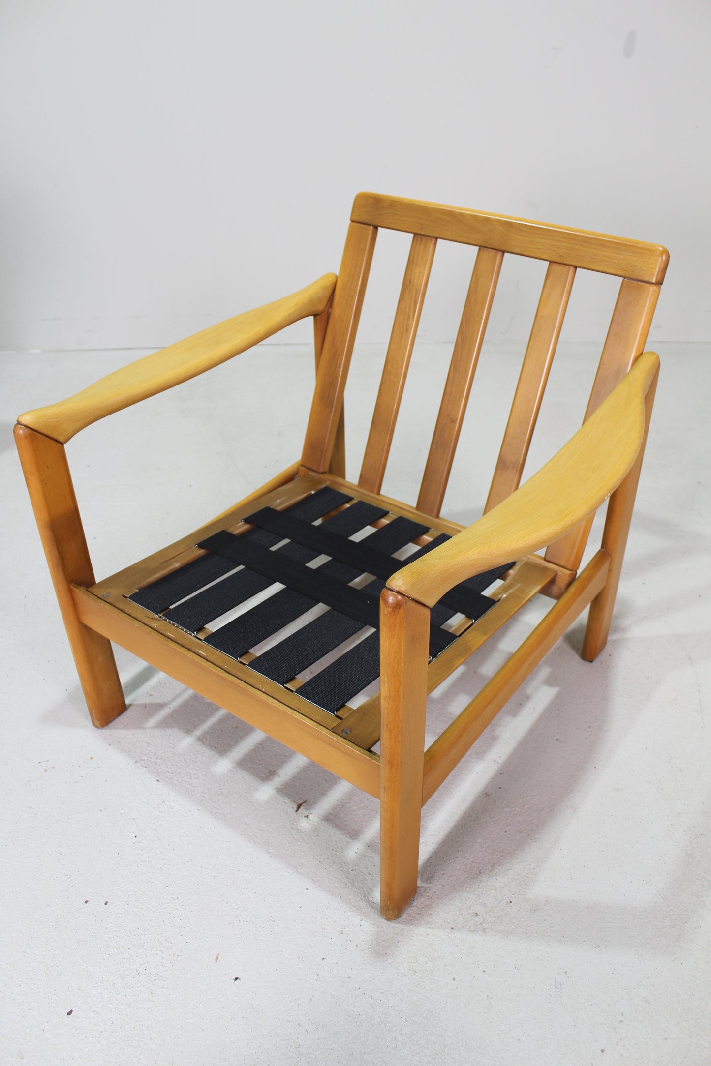 Vintage fauteuil - jaren '60, bruin