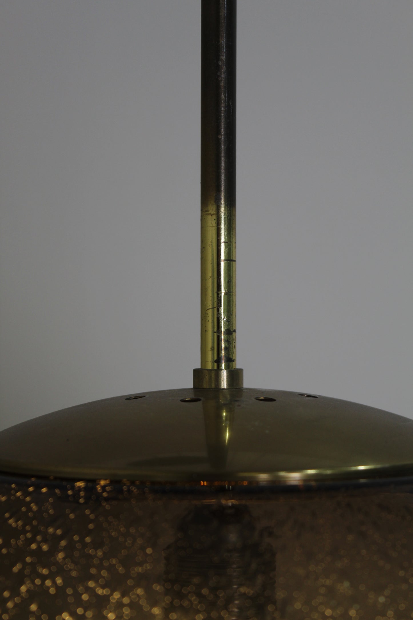 Vintage design rookglas bollamp XL