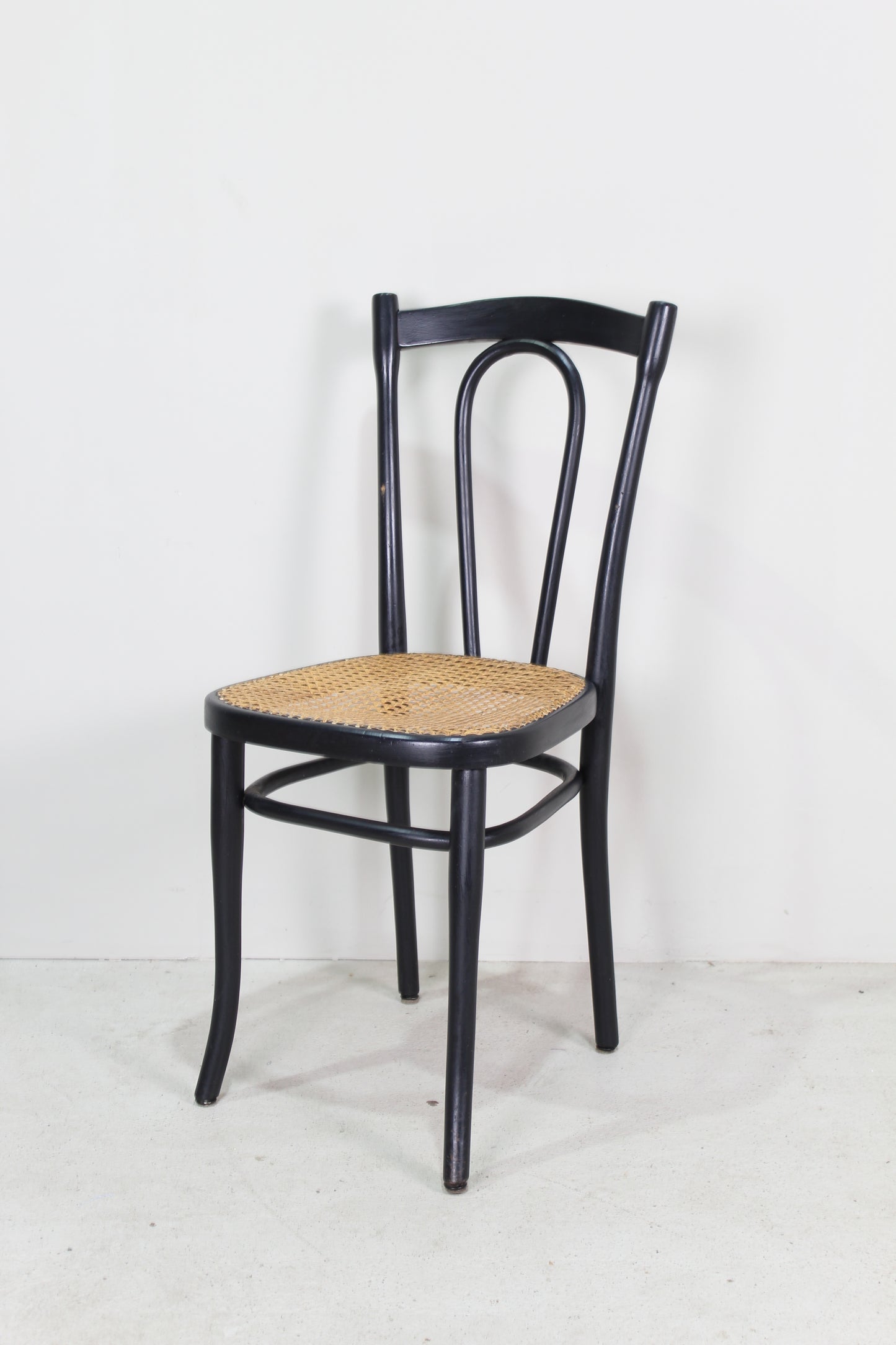 4x antieke Thonet bistrostoel No.56 jaren '20/'30 zwart