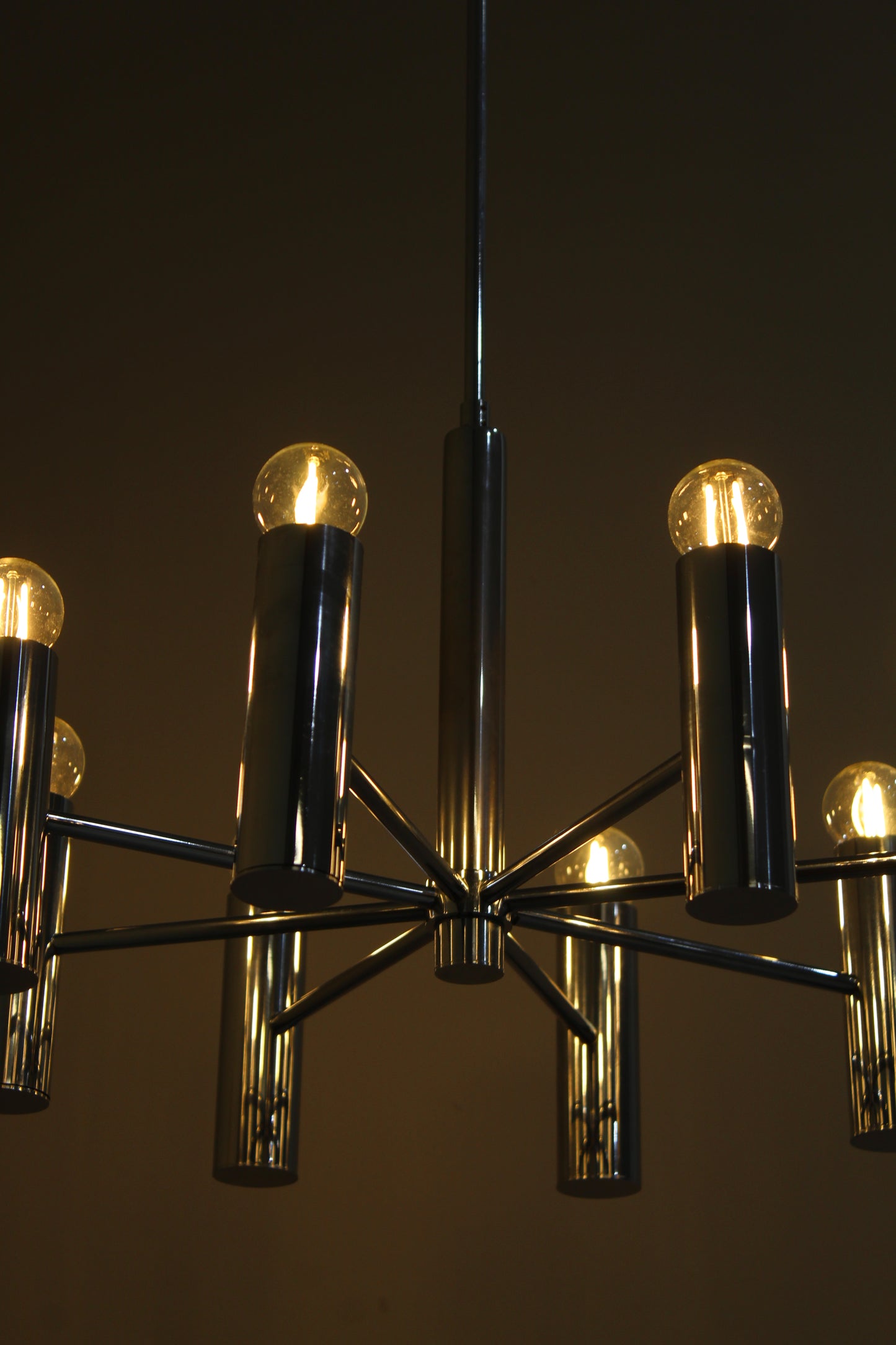 Vintage design chroom hanglamp Hustadt Leuchten