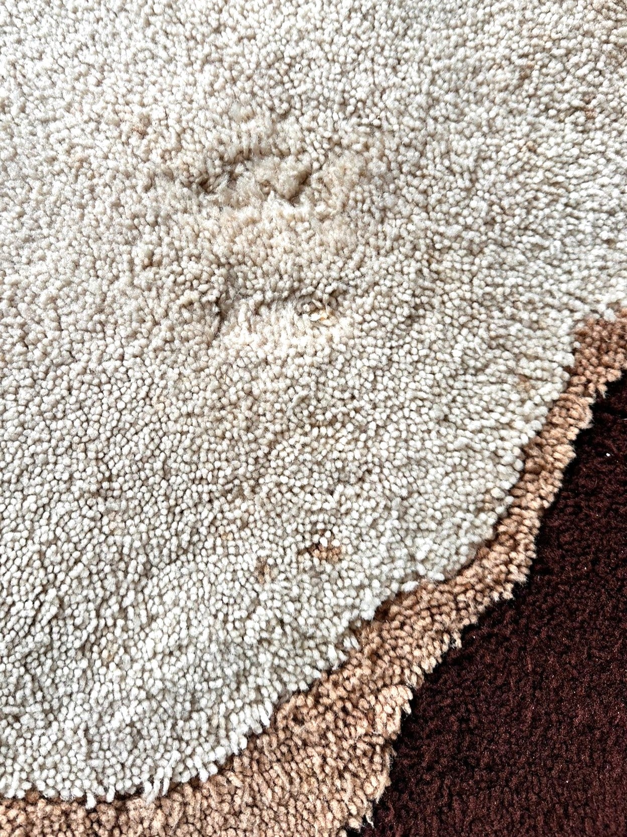 Vintage jaren '70 vloerkleed 4 x 3 meter