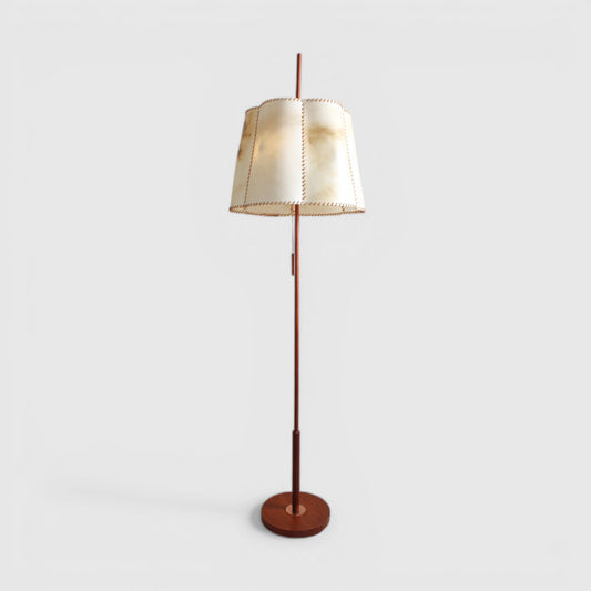 Vintage Deense Vloerlamp teak