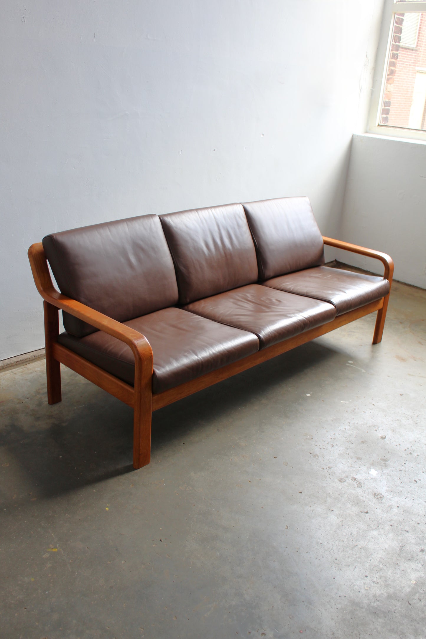 Mid century 3-zits bank L. Olsen & Søn Møbelfabrik