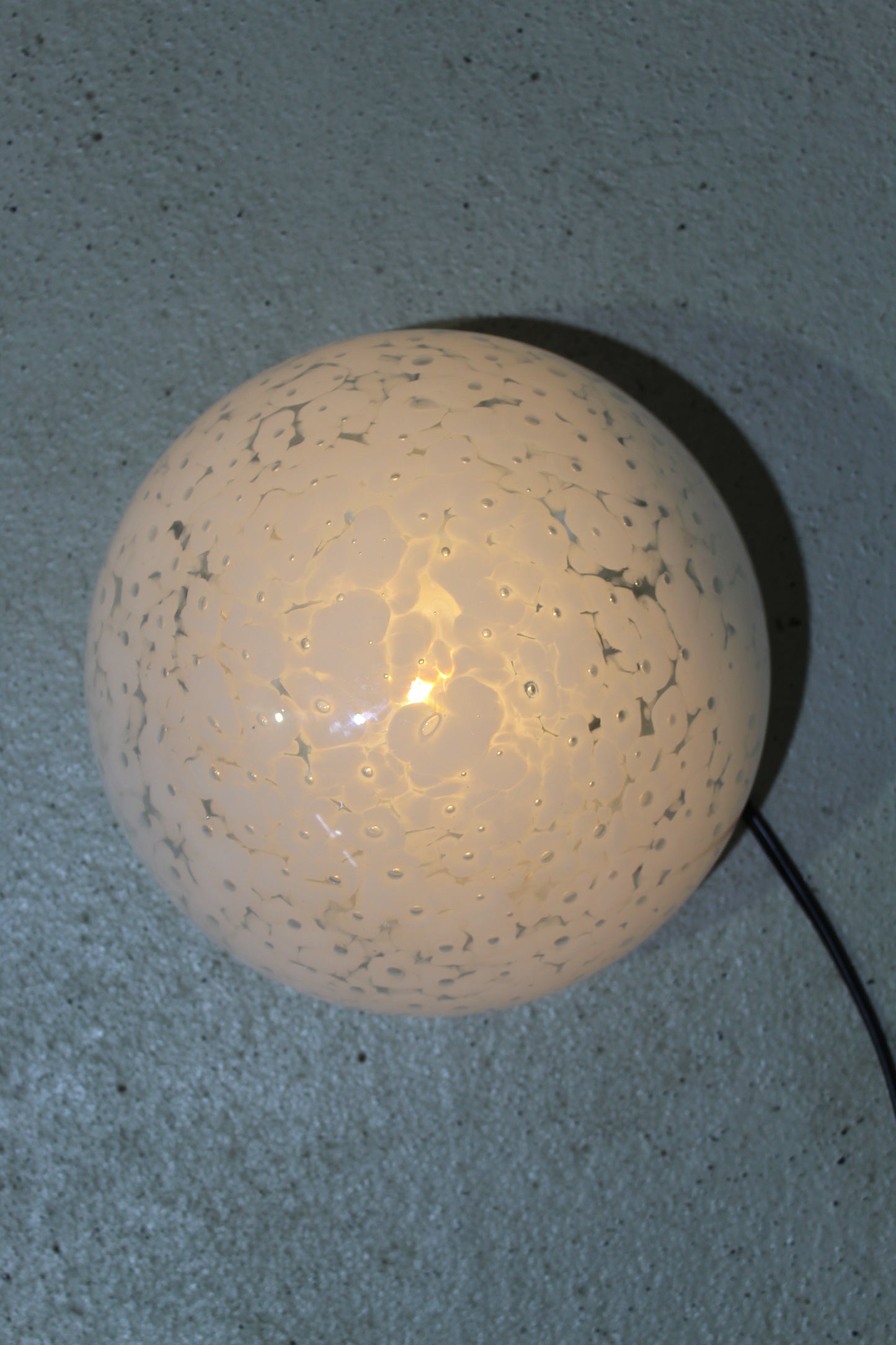Vintage wandlamp, plafondlamp Muranoglas