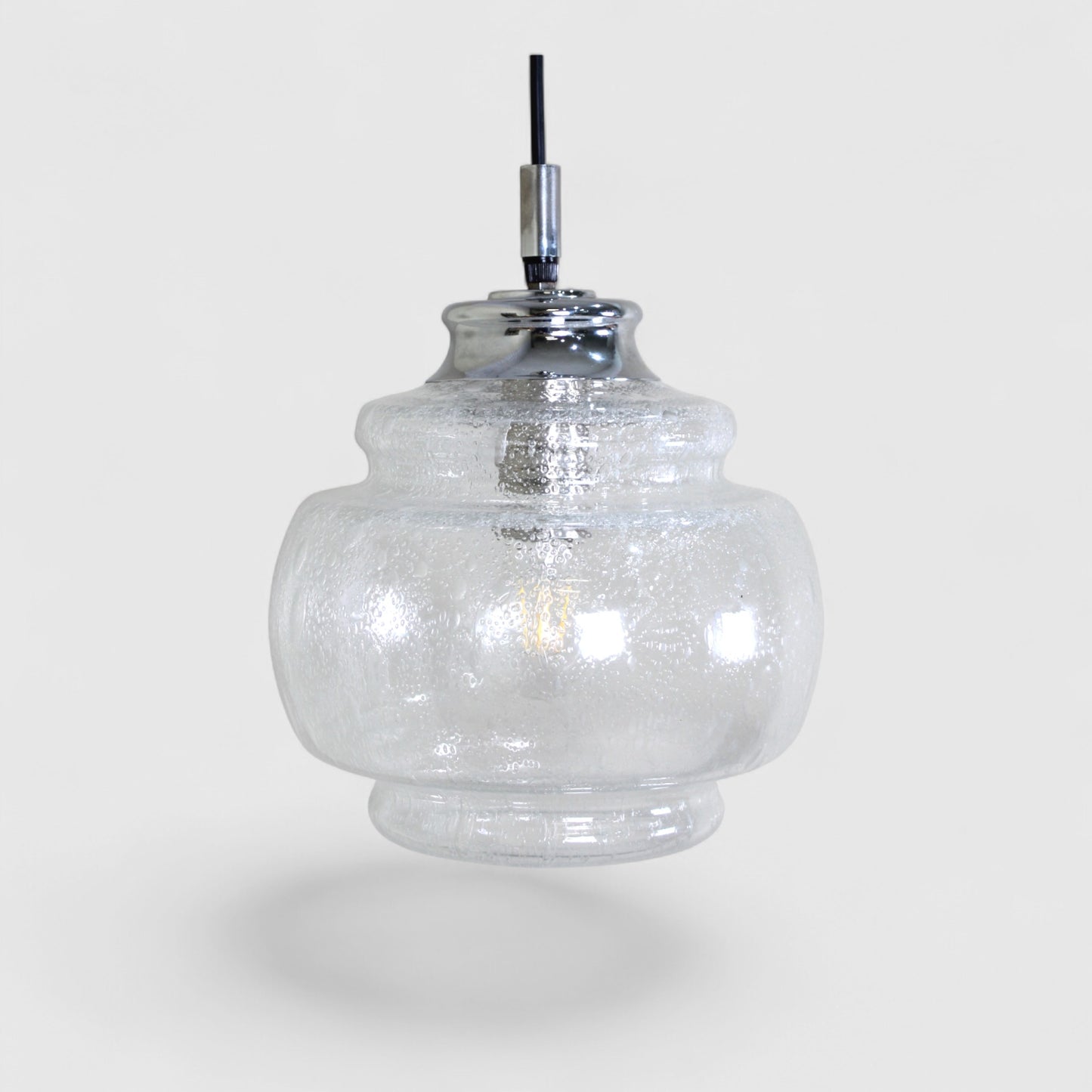 Vintage glazen hanglamp