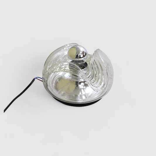 Vintage Design Wandleuchte, Deckenleuchte Peill &amp; Putzler Wave - Space Age | 00795