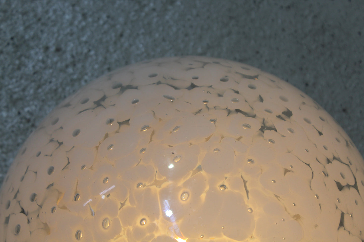 Vintage wandlamp, plafondlamp Muranoglas