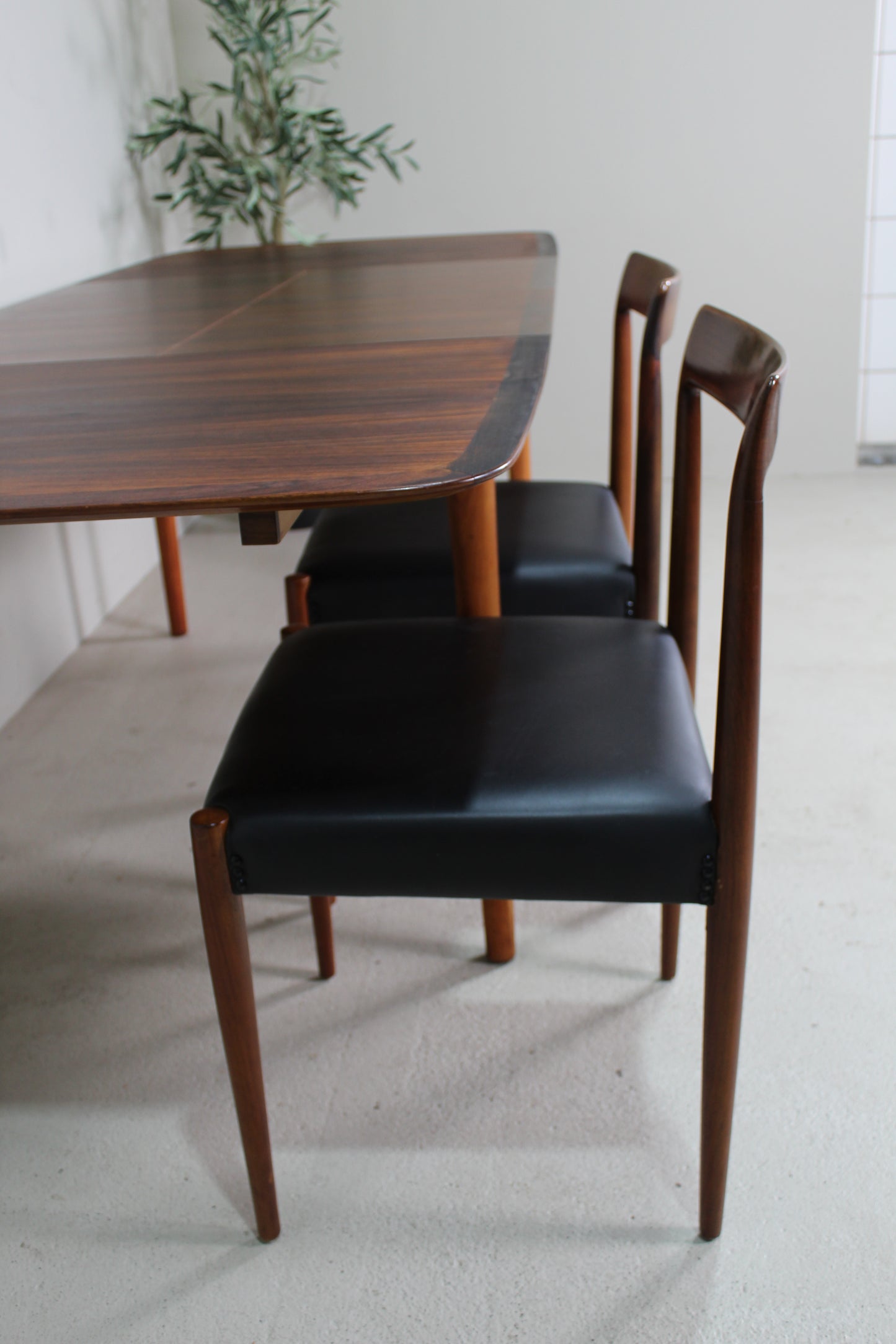 Vintage design uitschuifbare eettafel