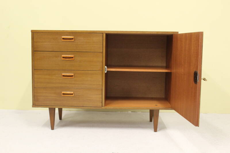 Vintage Sideboard, Schrank - Holz 1960er | 00805