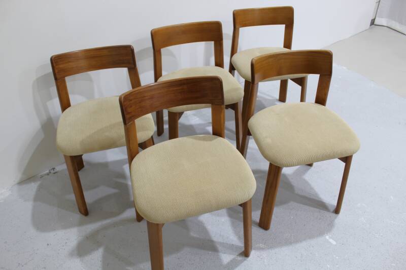 5x Vintage dining room chairs - 70s | 00936