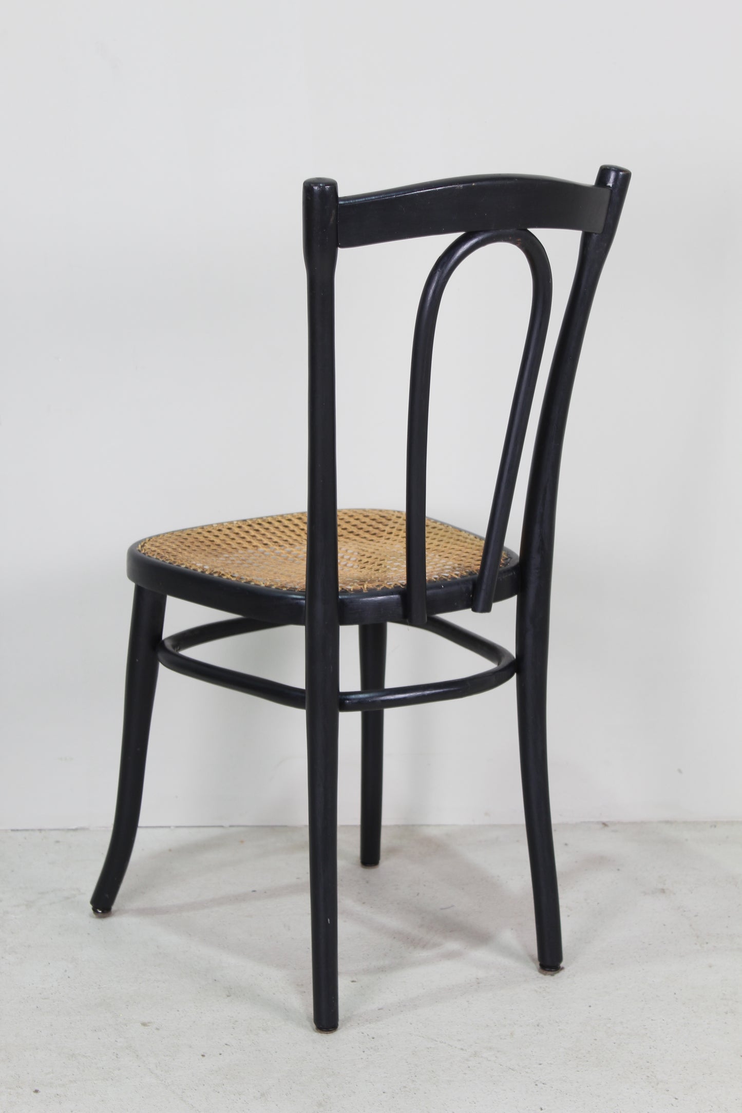 4x antieke Thonet bistrostoel No.56 jaren '20/'30 zwart