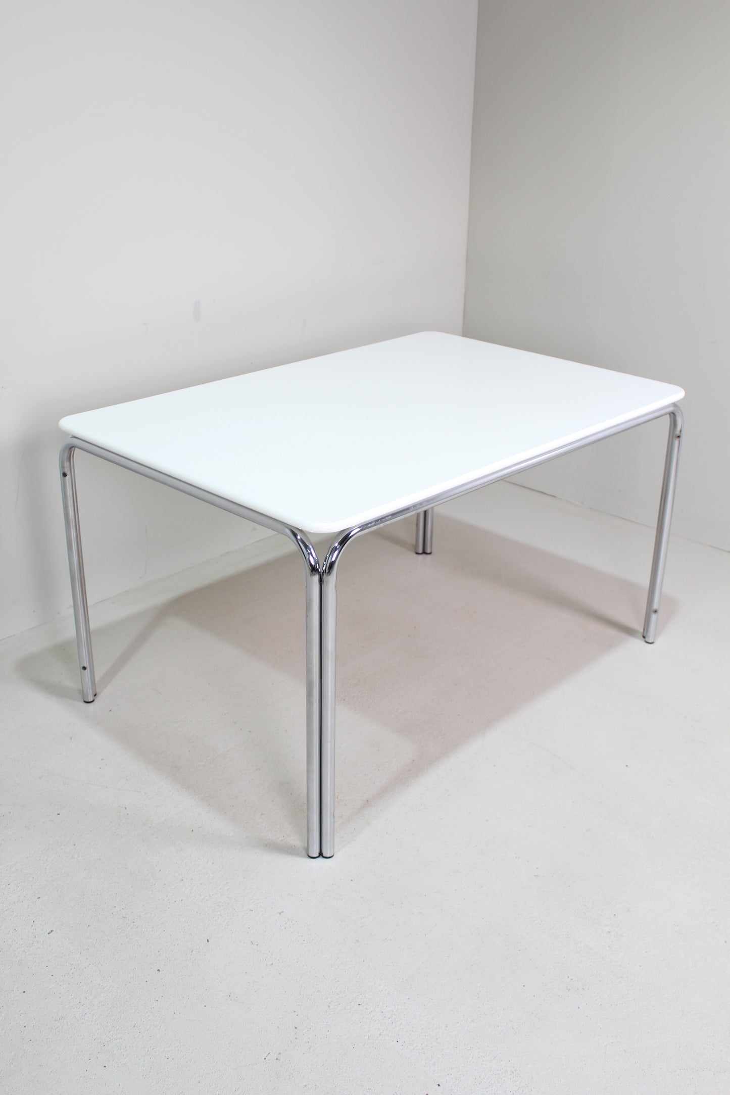Vintage design eettafel, wit, TECTA jaren '70