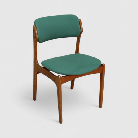 8x Vintage design eetkamerstoelen, Erik Buch