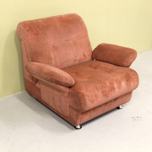 Vintage roze fauteuil