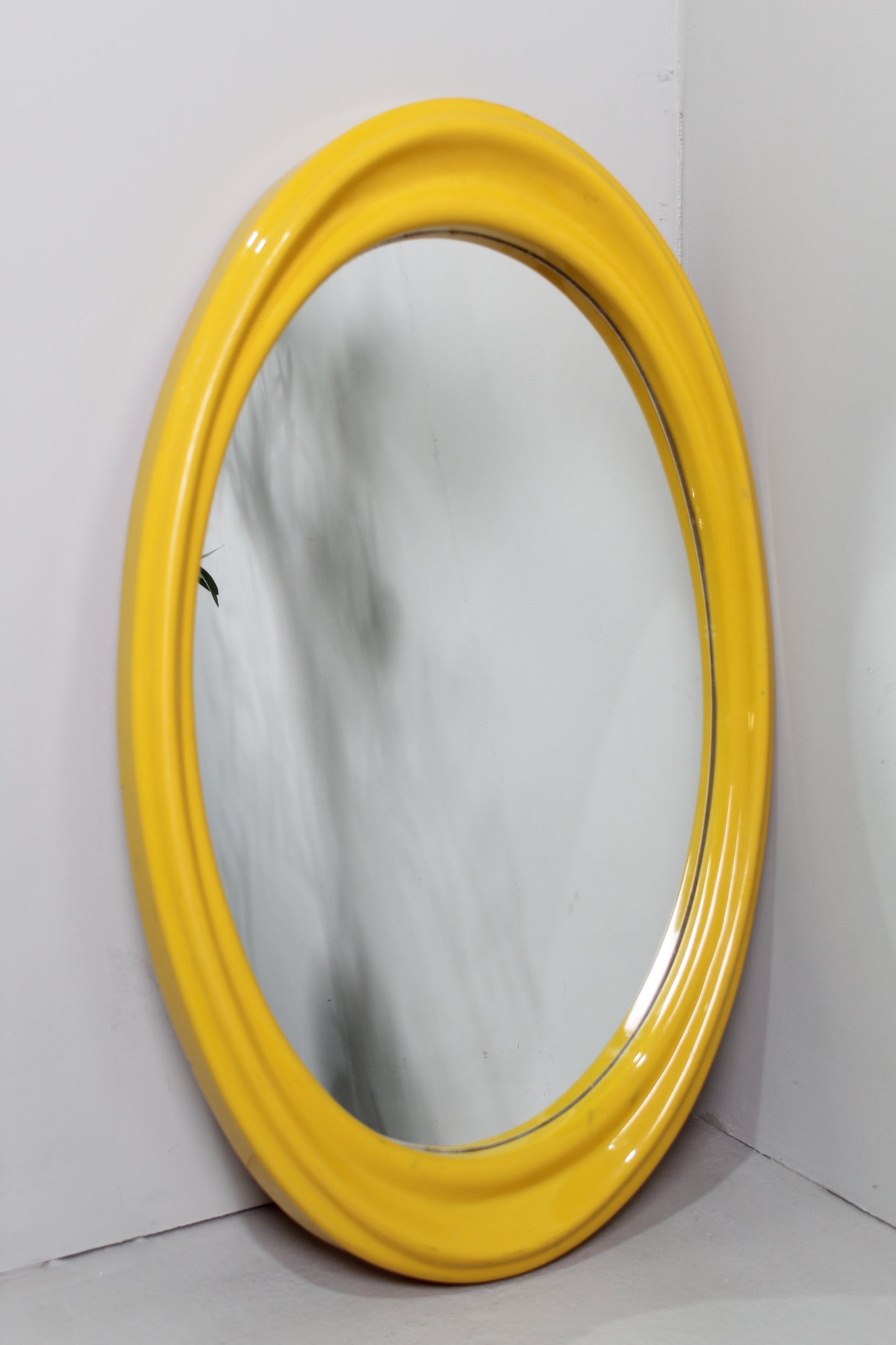 Vintage gele spiegel jaren '70