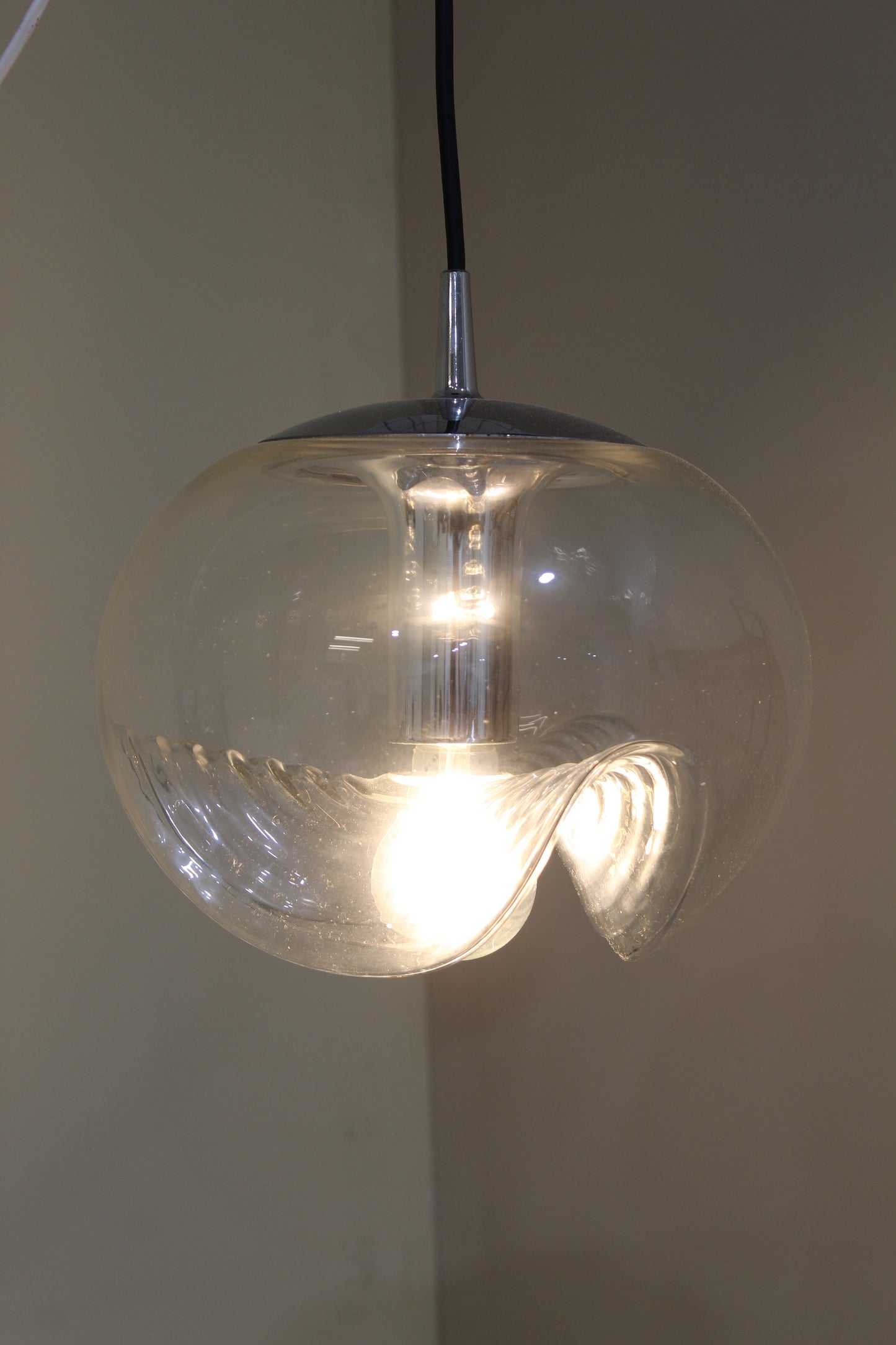 Vintage design hanglamp 'Wave'