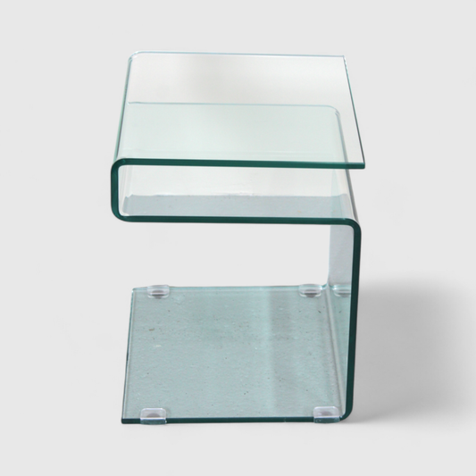 Vintage Beistelltisch aus Glas | 01322