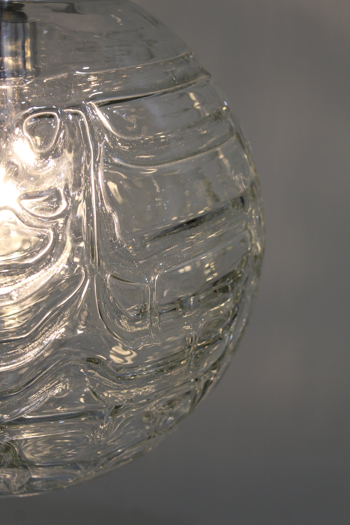 Vintage Kugellampe, Globe - Doria, transparent