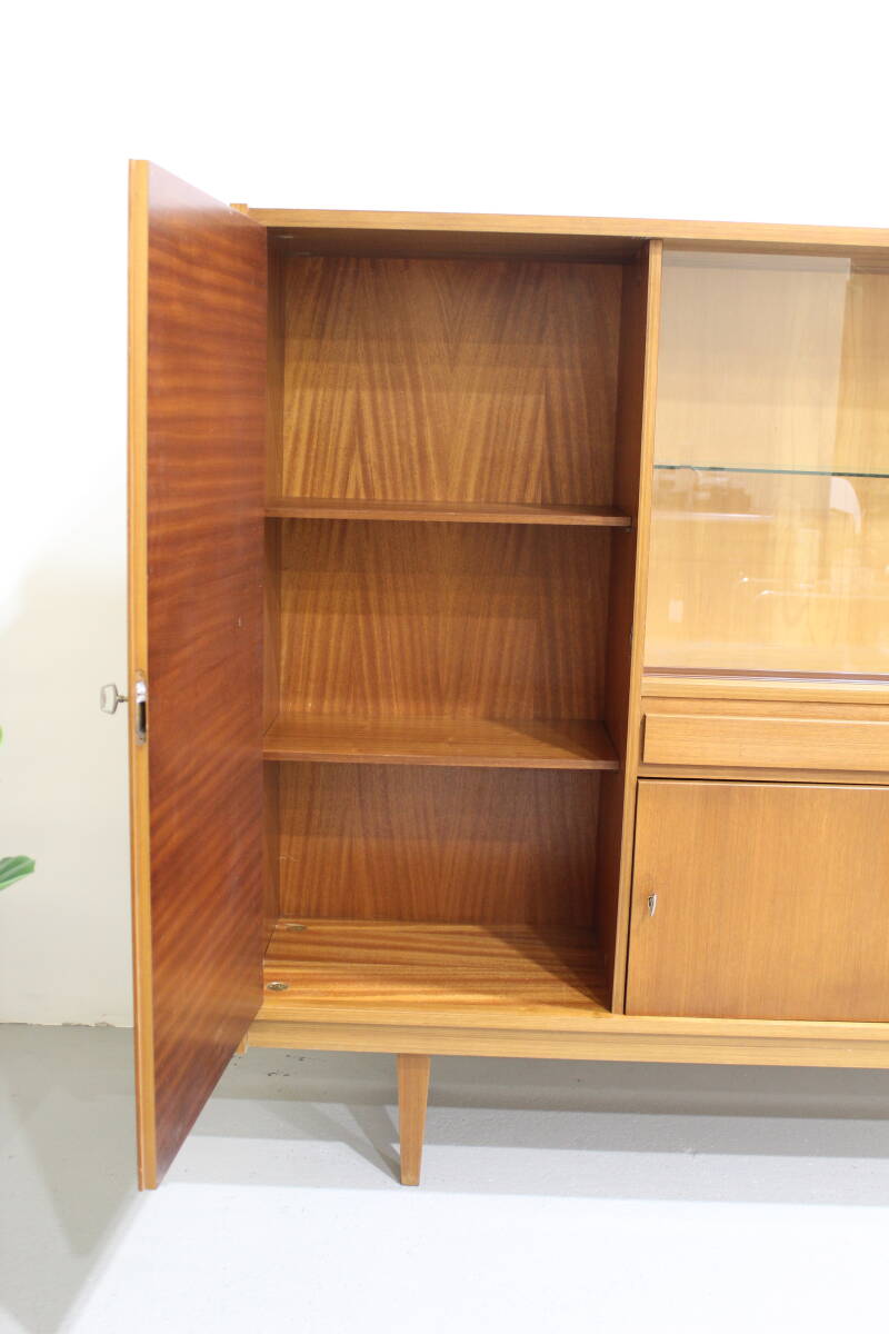 Vintage Highboard, Sideboard - 60er Jahre, Teakholz | 01263