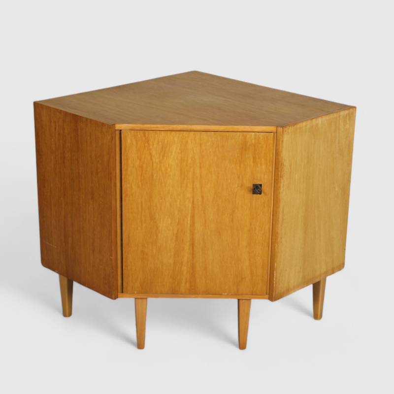 Vintage hoekkast, audiomeubel - jaren '60 | 01302