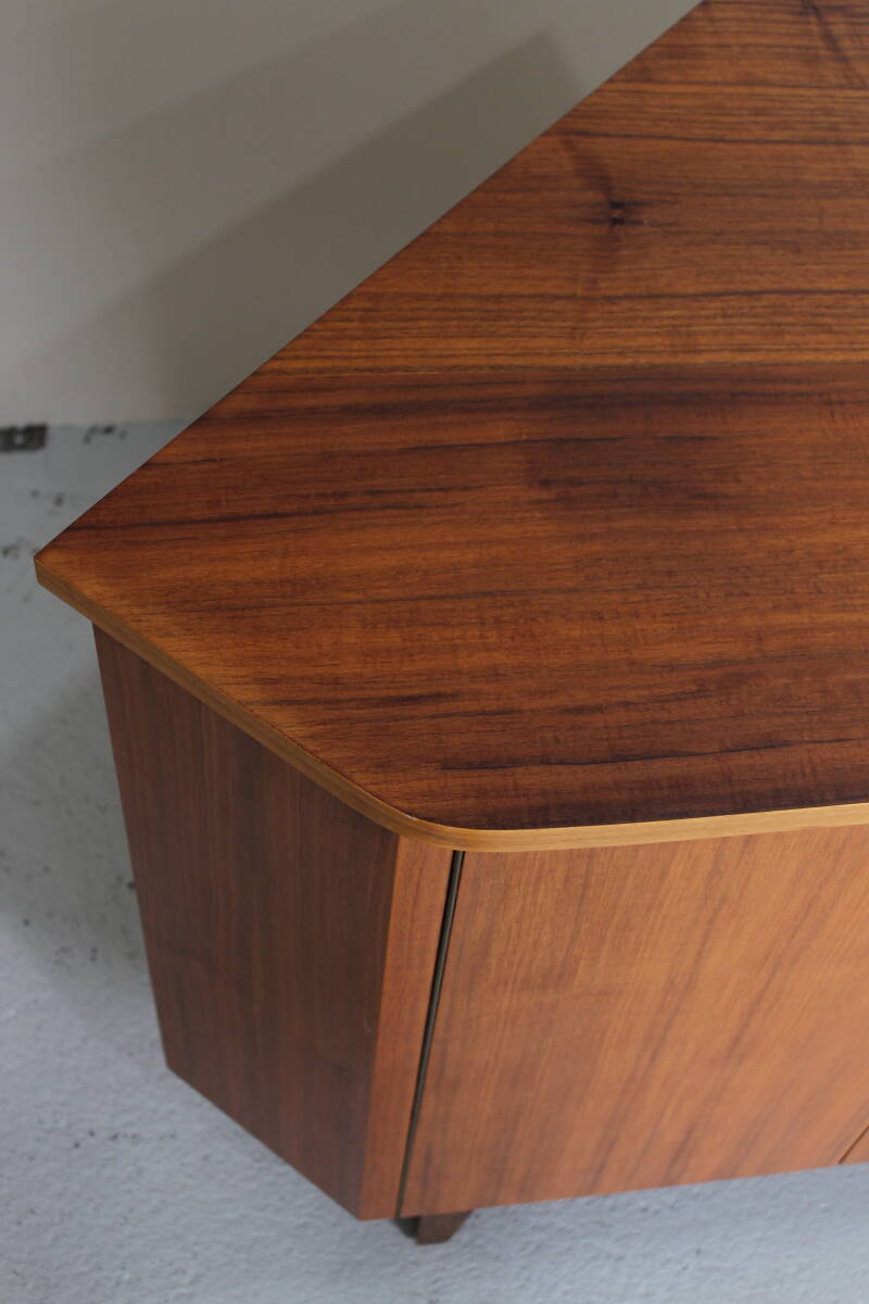 Vintage hoekkast, audiomeubel - jaren '60 | 01384