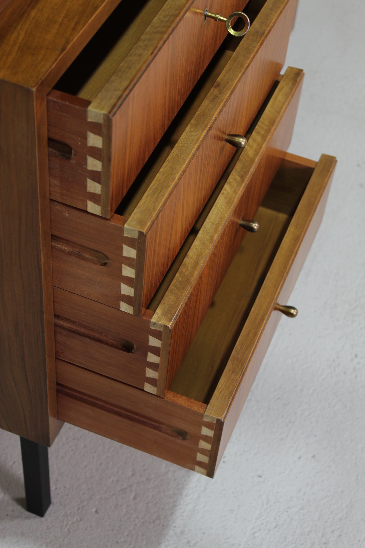 Vintage Bücherregal, Hängeschrank, Highboard - 1960er Jahre
