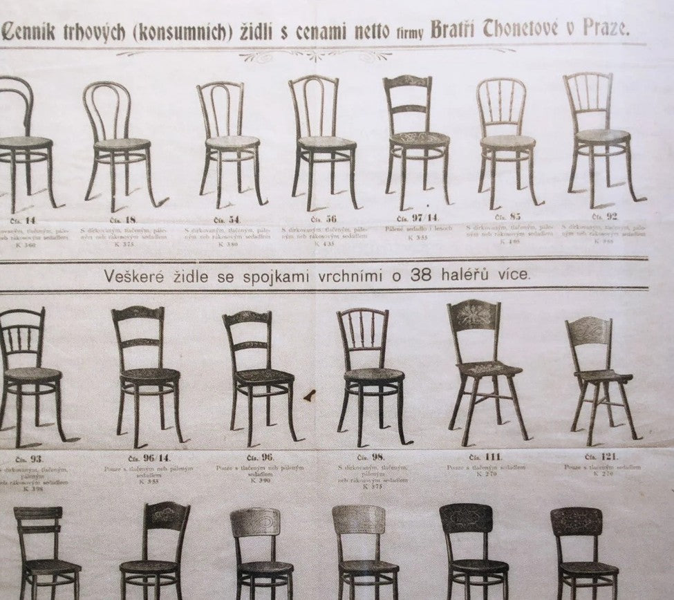 4x antieke Thonet bistrostoel No.56 jaren '20/'30 zwart