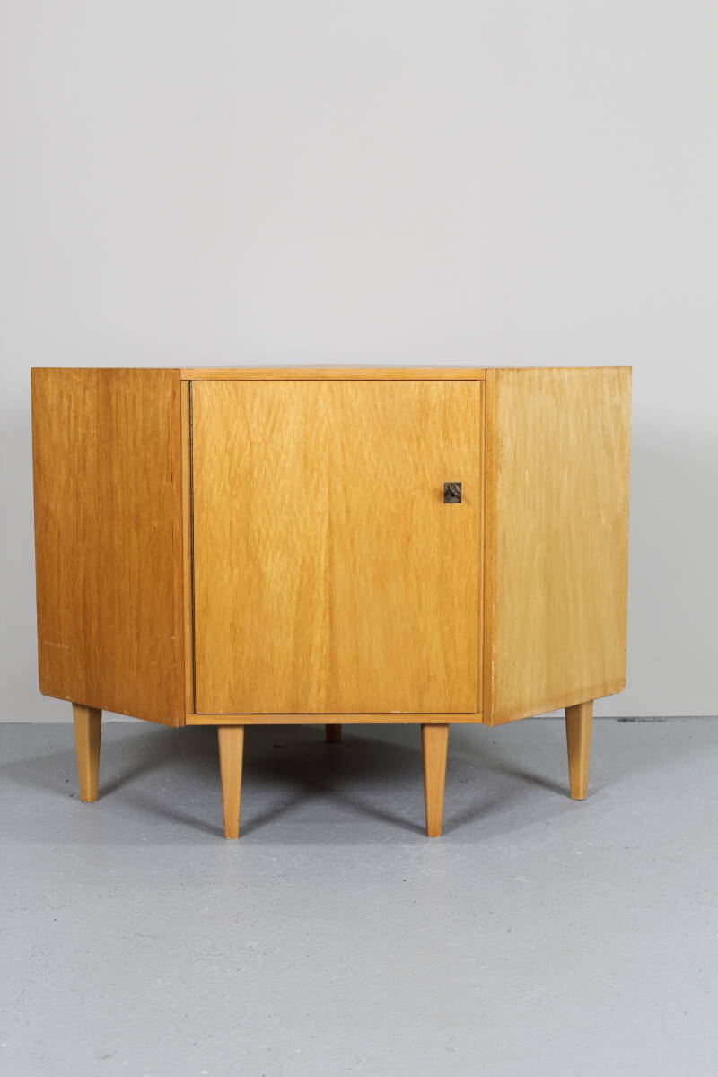 Vintage hoekkast, audiomeubel - jaren '60 | 01302