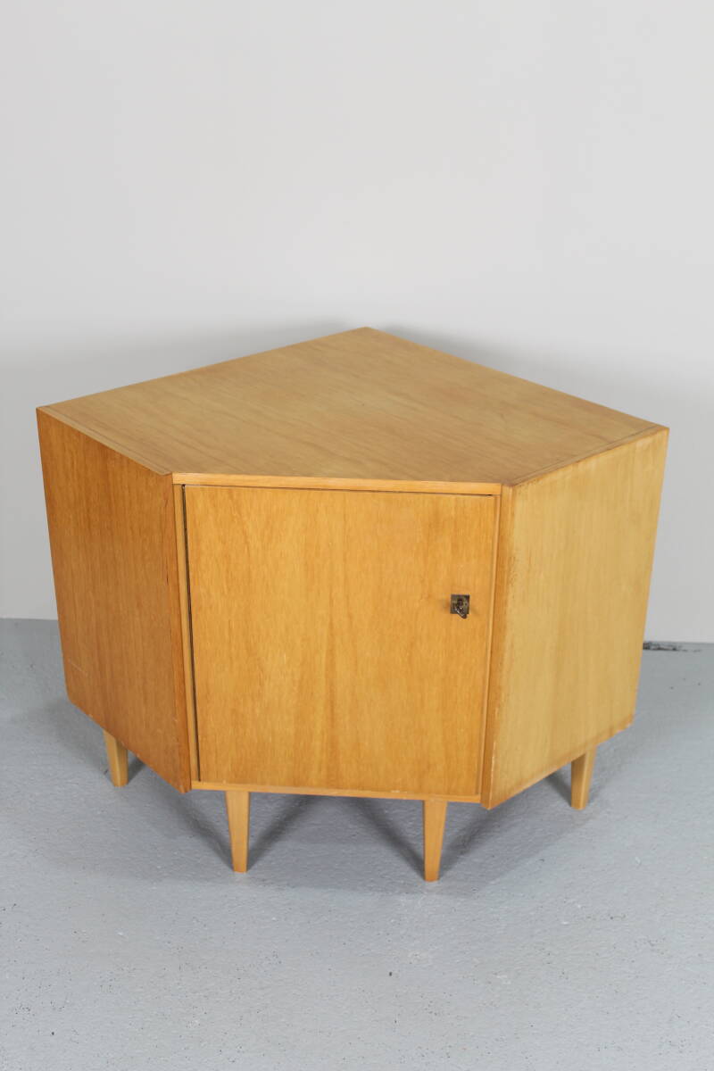 Vintage hoekkast, audiomeubel - jaren '60 | 01302