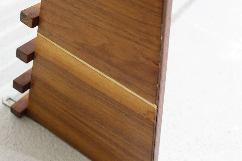 Vintage wooden coat rack, wardrobe - 60s | 00912