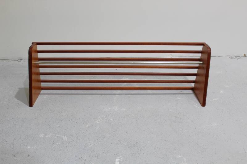 Vintage wooden coat rack, wardrobe - 60s | 00912