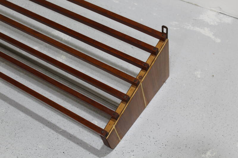 Vintage wooden coat rack, wardrobe - 60s | 00912
