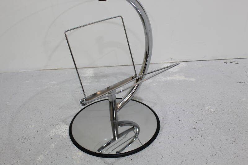 Vintage bijzettafel, lectuurmand - Jaren '60 chroom | 01027