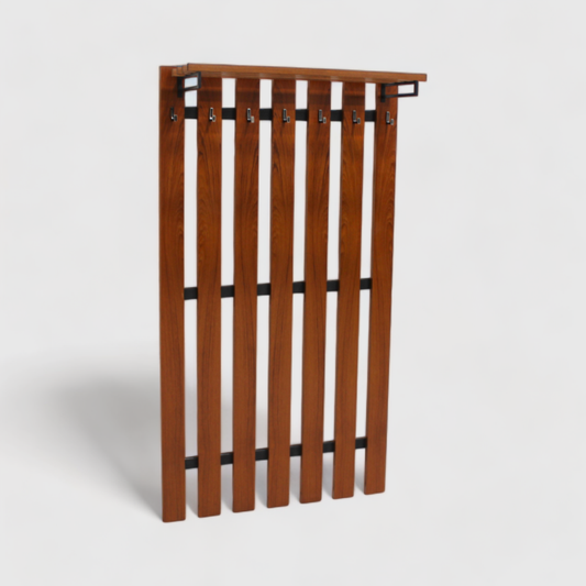 Vintage Garderobe, Garderobenständer - Holz, 60er | 01016