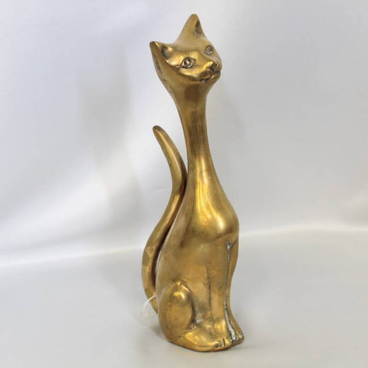 Vintage Messingkatze (31 cm)