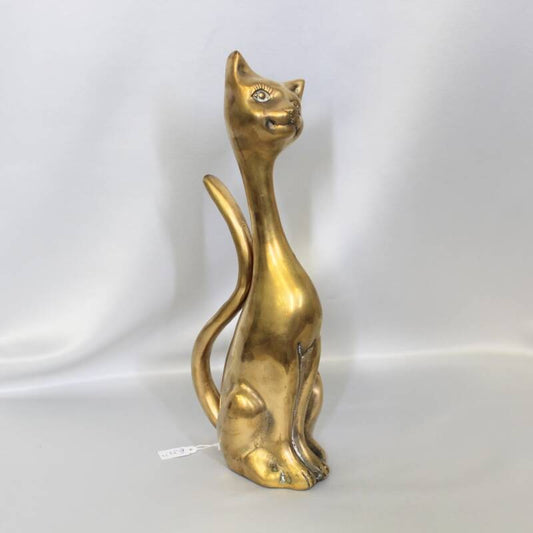Vintage Messingkatze (26 cm)