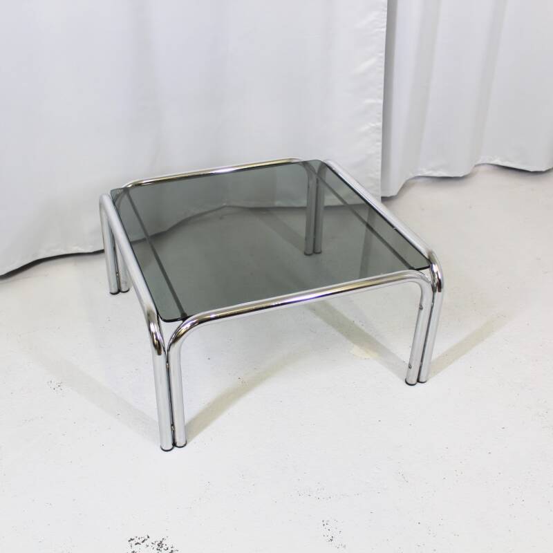 Vintage salontafel chroom