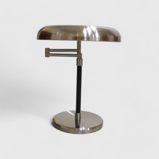 Vintage tafellamp, notarislamp - IKEA Grimsö, jaren '90 | 01113