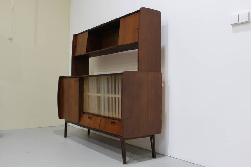 Vintage highboard, sideboard - teak, 60s | 01129