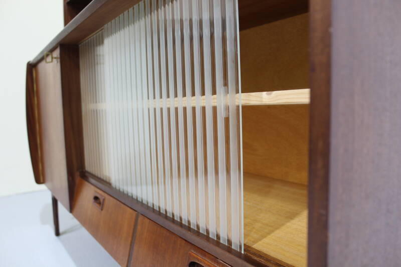 Vintage highboard, sideboard - teak, 60s | 01129