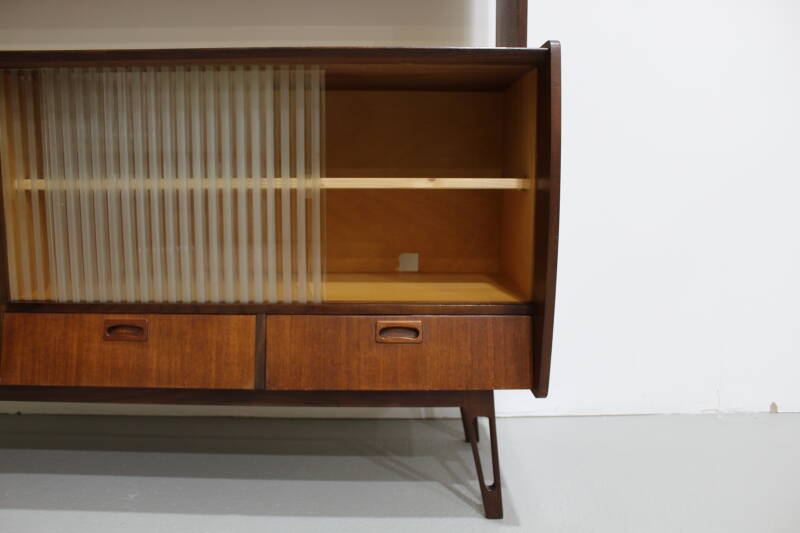 Vintage highboard, sideboard - teak, 60s | 01129
